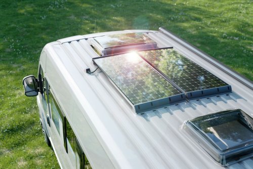 Dieser Camper ist bis zu vier Tage autark