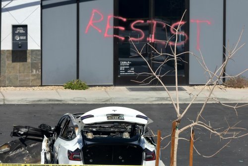 Protest gegen Tesla werde laut Trump von Linken bezahlt