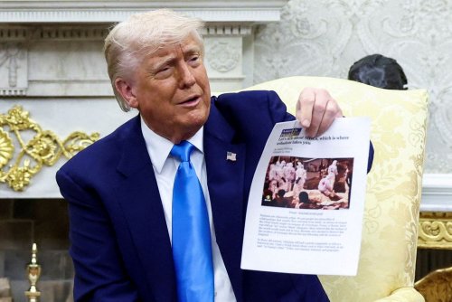 Trump warf Südafrika „Genozid“ vor und zeigte Bild aus dem Kongo