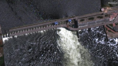 Großer Staudamm in Cherson offenbar gesprengt – Kiew macht Moskau verantwortlich