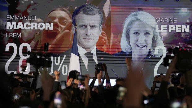 Duell zwischen Macron und Le Pen – Stichwahl mit Spannung erwartet