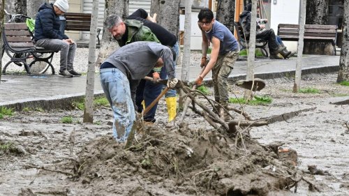 Schwere Unwetterschäden in Italien
