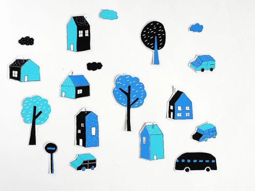 Build A City In Minutes With Printable Magnets | Handmade Charlotte
