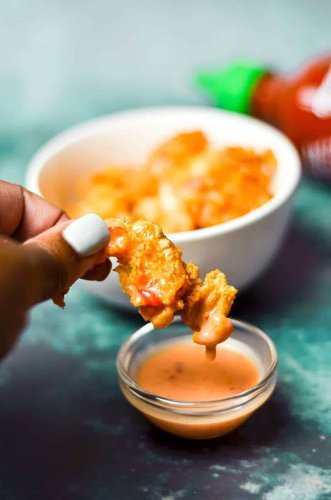 Fried Shrimp (low carb, keto-friendly)