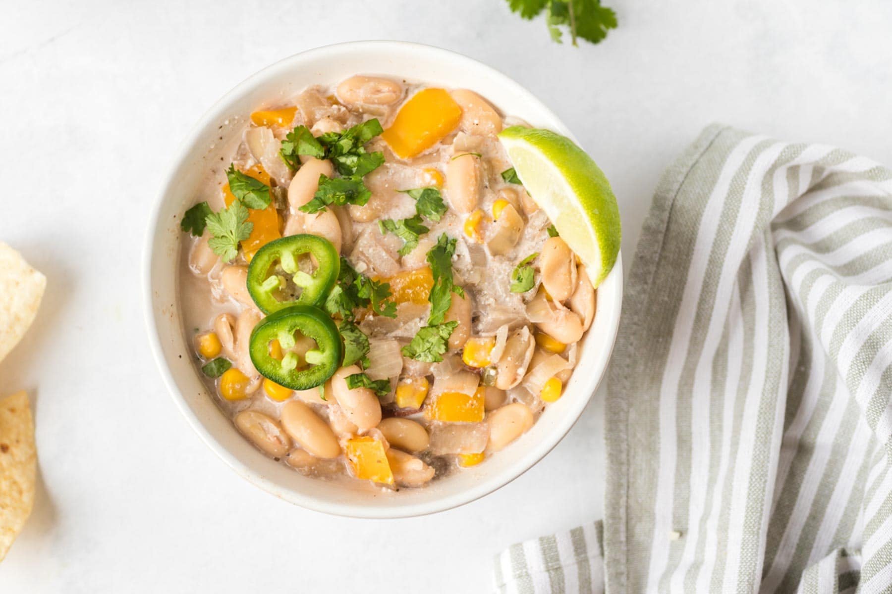 Easy Vegan White Bean Soup Instant Pot Recipe