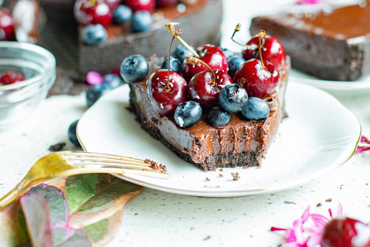 Vegan Chocolate Tart No Bake Recipe