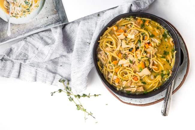 Easy No Chicken Noodle Soup Recipe
