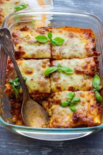 Easy Zucchini Lasagna Recipe - Happy Foods Tube
