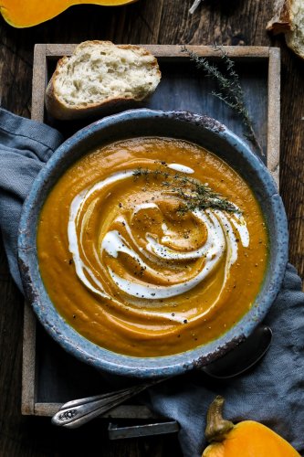 Roasted Butternut Squash Soup  Happy Kitchen