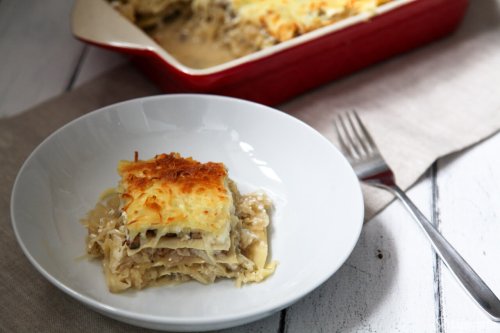 Vegetarische Sauerkrautlasagne | happy plate