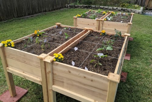 No more crouching down: Build a raised garden bed with legs for easy gardening