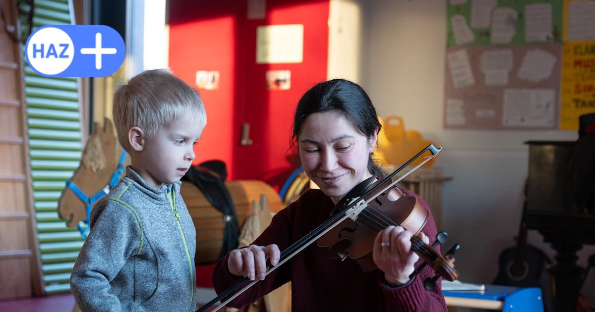 Früh übt sich: In dieser Kita spielen Vierjährige schon Geige