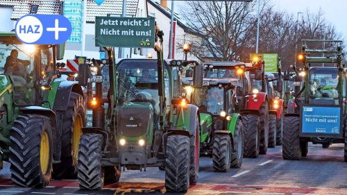 Wie Landwirte am Montag den Berufsverkehr in der Region Hannover lahmlegen