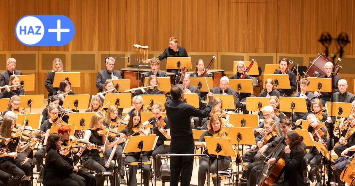 Mehrgenerationenmusik: Die Hannoversche Orchestervereinigung und das Jugendsinfonieorchester spielen zusammen