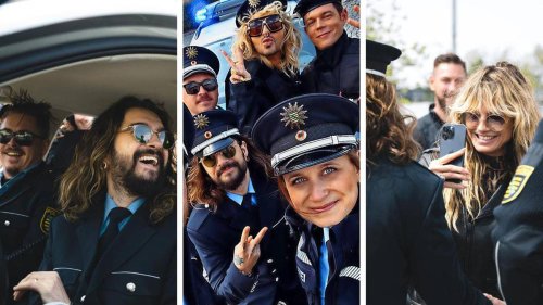 Tokio Hotel und Heidi Klum bei der Polizei in Leipzig - was dahinter steckt