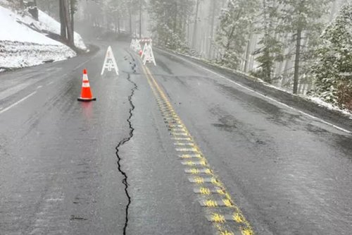 Major thoroughfare into Yosemite National Park closed, possibly until July