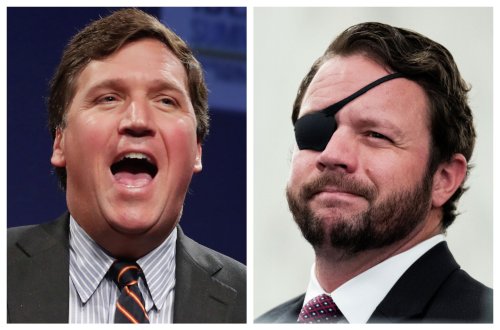 Tucker Carlson mocks Dan Crenshaw's eyepatch after Ukraine aid vote