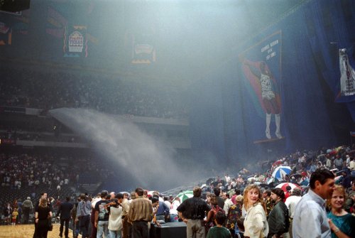NBA remembers the infamous water cannon moment at Spurs game
