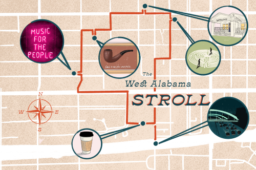 See the city: An illustrated walking guide to West Alabama Street