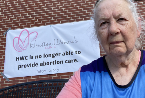 Houston Women's Clinic posts sign announcing it is ending abortion care following Roe reversal