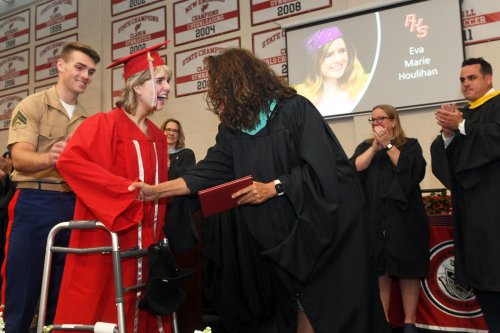 Doctors feared the worst, but this CT teen was able to walk at graduation following devastating crash