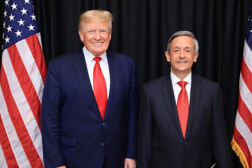 Texas megachurch pastor echoes GOP talking points after White House prayer meeting