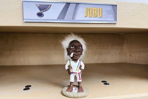 Meet Jobu, the good luck charm behind the St. Louis Blues' late-season run to the playoffs