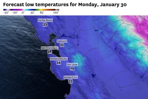 A cold snap has hit the Bay Area. Here’s how low the temps will go and how long it will last