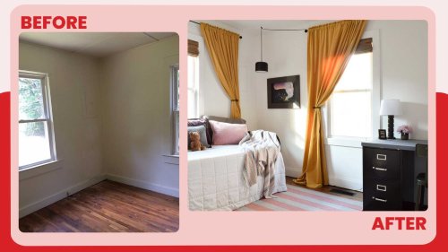 Before & After: A Guest Bedroom Makeover on a Just-Moved-In Budget