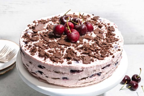 This Black Forest icebox cake is a stunning no-bake dessert