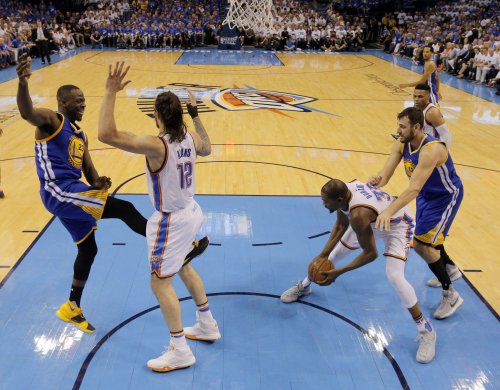 Please protect Steven Adams' groin from Draymond Green at all costs