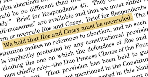 A constitutional law professor explains the opinions overturning Roe v. Wade. Read her notes.