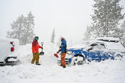 Wild video shows what happens when you try to drive to Tahoe in a blizzard