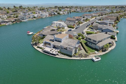 This house on a lagoon along San Francisco Bay was snapped up for the highest price ever recorded in Foster City