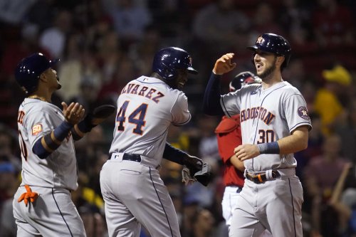 Houston rockets: Astros hit 5 HRs in 2nd, rout Red Sox 13-4