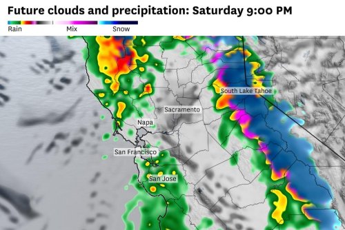Storm will bring rain to the Bay Area and snow to the Sierra Nevada — here’s how much to expect