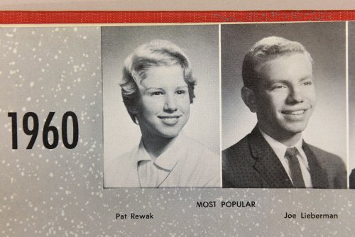 Joe Lieberman named 'most likely to succeed' in Stamford High yearbook