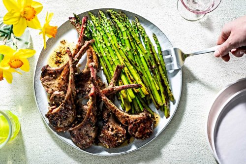 Butter-basted lamb chops make a fast, celebratory spring meal