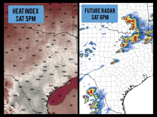 Amid record heat, here's when scattered thunderstorms return to South Texas