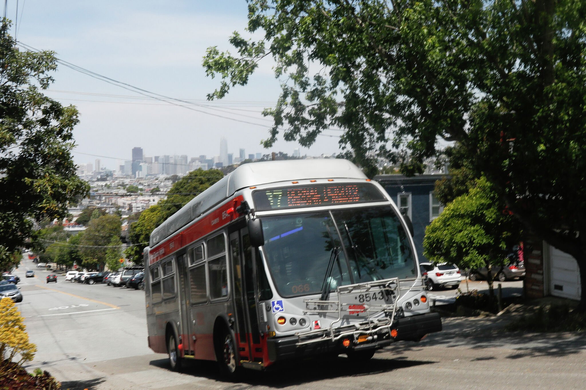 The steepest S.F. Muni bus route? Meet the 67 Bernal Heights