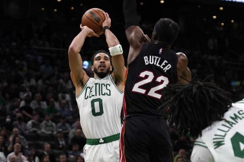 Celtics torch Heat early, even Eastern series with 102-82 blowout