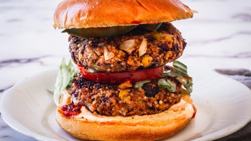 Quinoa Vegan Burger Recipe You'll Make Again And Again - Health Digest