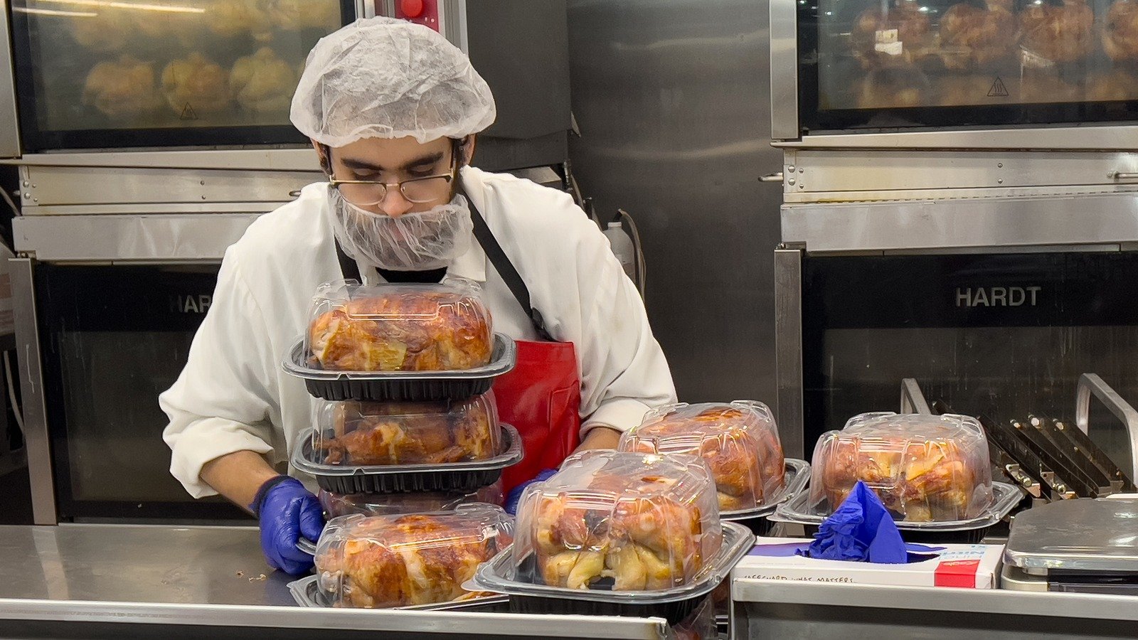 The Food Safety Mistake You Never Want To Make With A Store-Bought Rotisserie Chicken