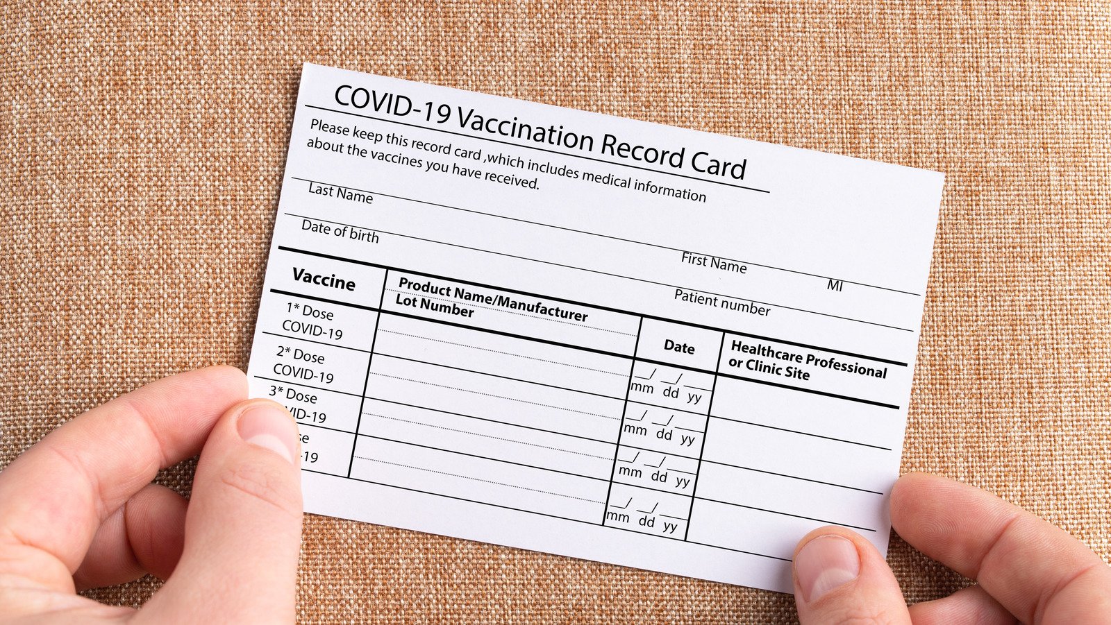 Don't Post A Photo Of Your Vaccine Card. Here's Why