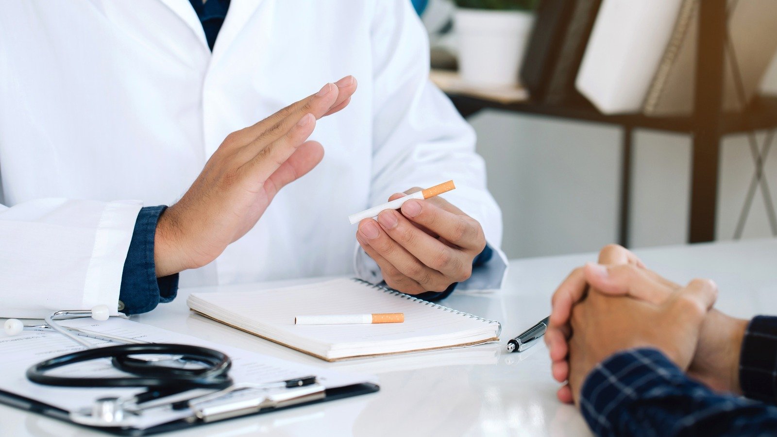 Why You Should Be Totally Honest With Your Doctor About Smoking - Health Digest