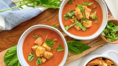 Creamy Vegan Tomato Soup Recipe