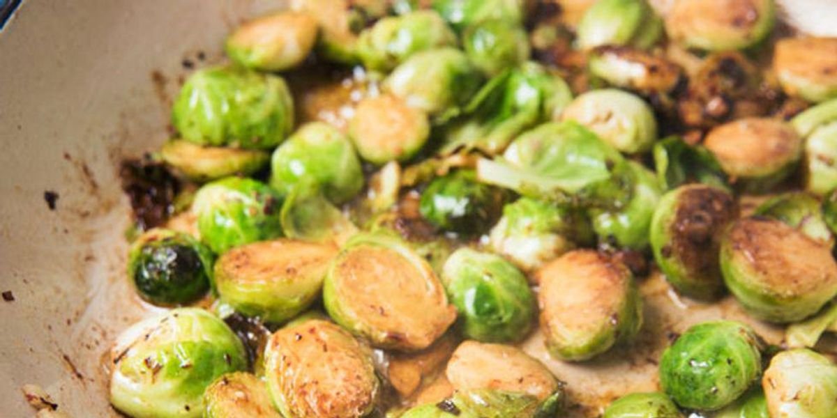 Blistering Brussels Sprouts