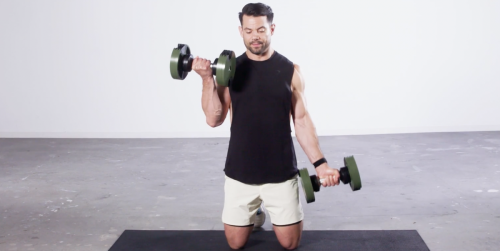 Try This Dumbbell Seesaw Superset to Build Big Arms and Strong Shoulders
