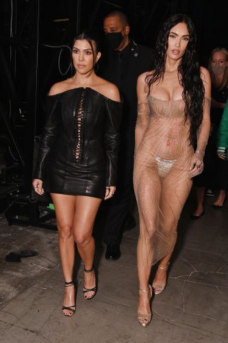 Megan Fox and Kourtney Kardashian Pose in Underwear in BTS Photos from SKIMS Campaign