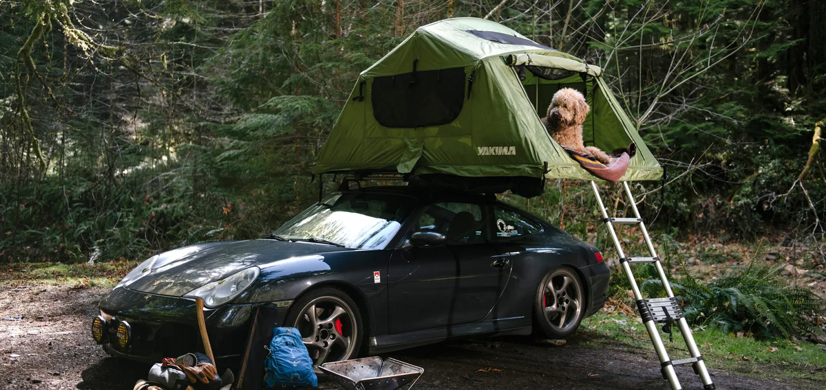 The ultimate camping rig is... this Porsche 911?